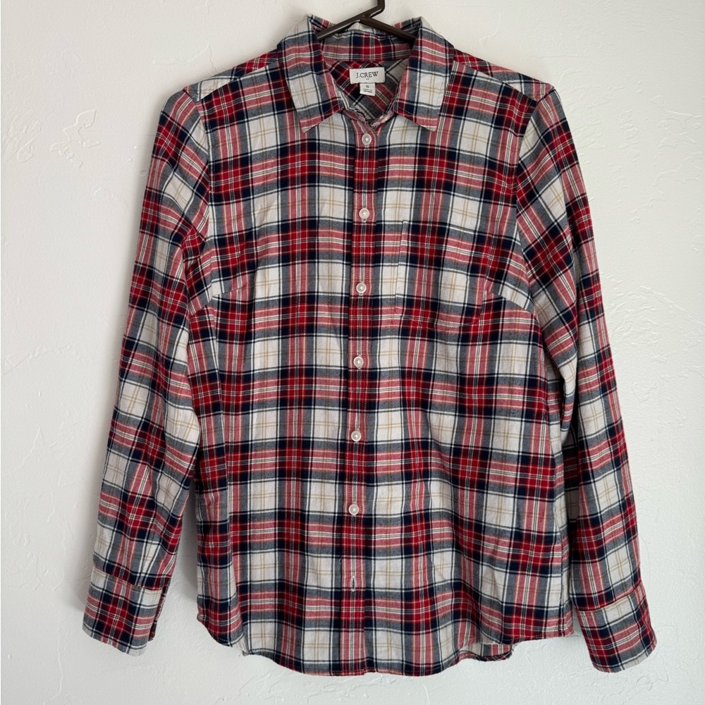 J. Crew Plaid Button Down Women’s Shirt
